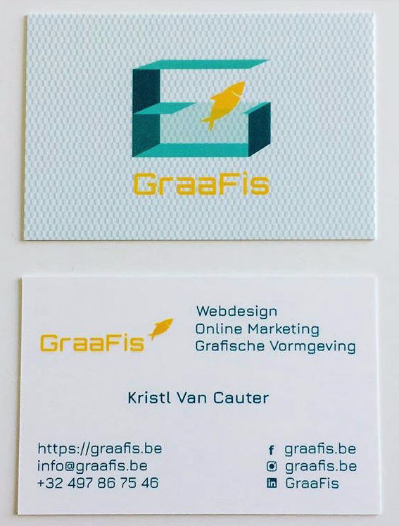 Ontwerp en realisatie logo en visitekaartjes GraaFis